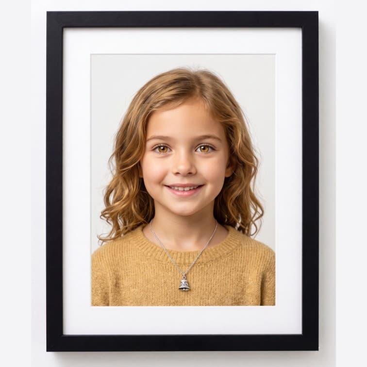 8x10 Inch Classic Black Fibre Photo Frame