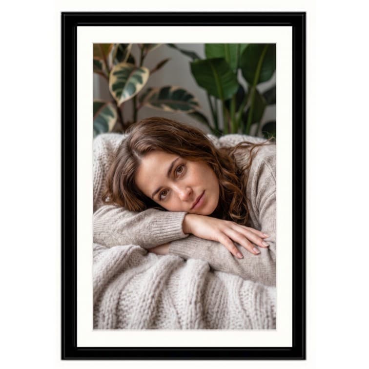 8x12 Inch Classic Black Fibre Photo Frame image 5
