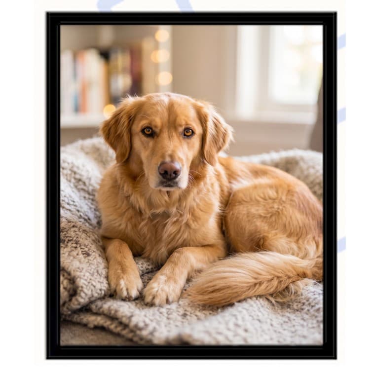 10x12 Inch Classic Black Fibre Photo Frame image 3