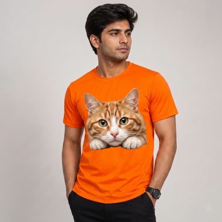 DotNet Men's 160 GSM Custom Graphic T-Shirt ( Size: S, M,L, XL, XXL ) image 3