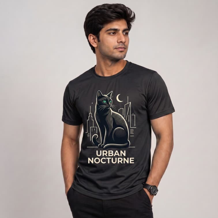 DotNet Men's 160 GSM Custom Graphic T-Shirt ( Size: S, M,L, XL, XXL )