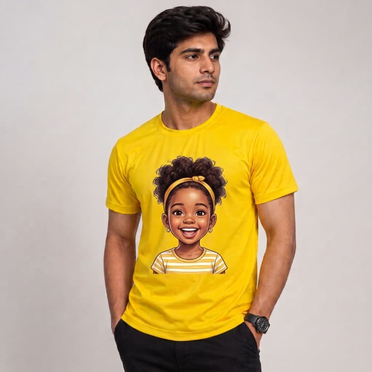 DotNet Men's 160 GSM Custom Graphic T-Shirt ( Size: S, M,L, XL, XXL )