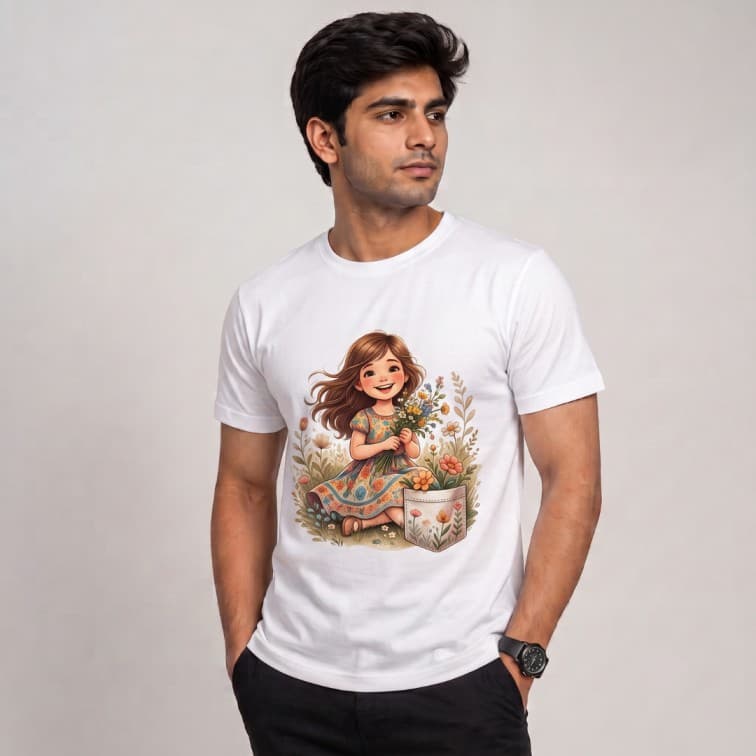 DotNet Men's 160 GSM Custom Graphic T-Shirt ( Size: S, M,L, XL, XXL ) image 5