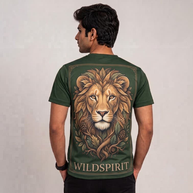 DotNet Men's 160 GSM Custom Graphic T-Shirt ( Size: S, M,L, XL, XXL ) image 4