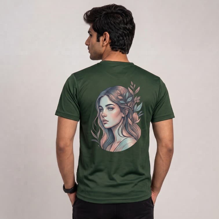 DotNet Men's 160 GSM Custom Graphic T-Shirt ( Size: S, M,L, XL, XXL ) image 3