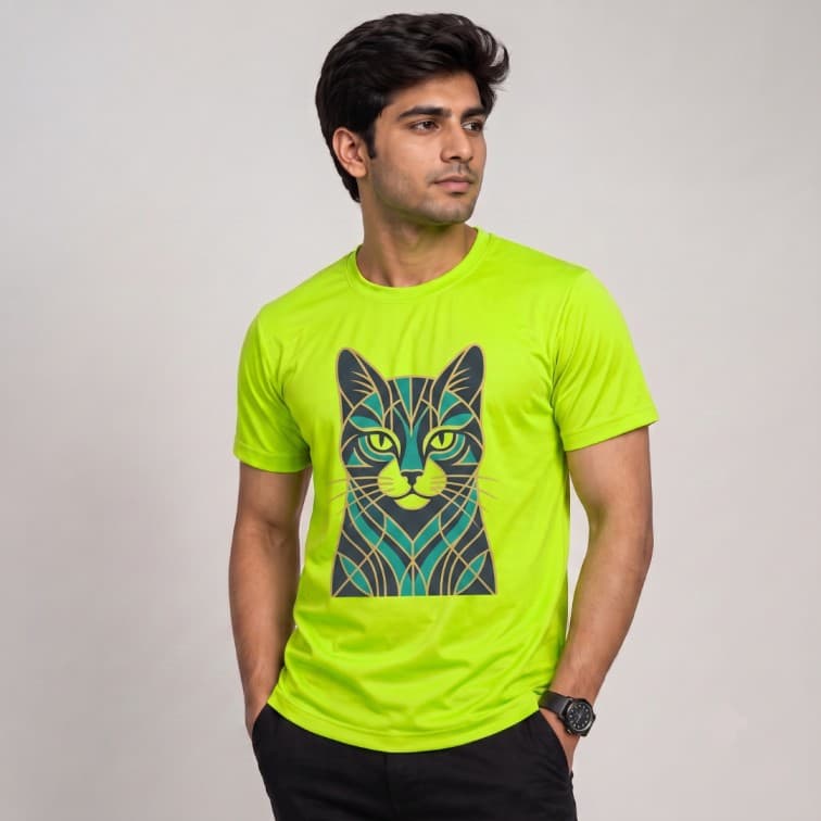DotNet Men's 160 GSM Custom Graphic T-Shirt ( Size: S, M,L, XL, XXL )