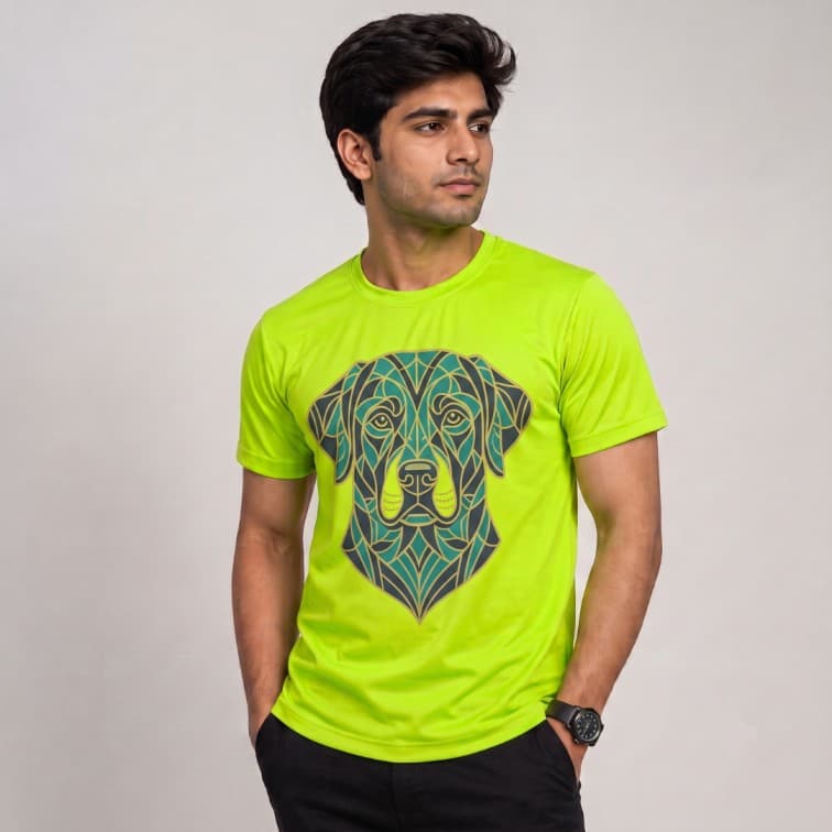 DotNet Men's 160 GSM Custom Graphic T-Shirt ( Size: S, M,L, XL, XXL ) image 4