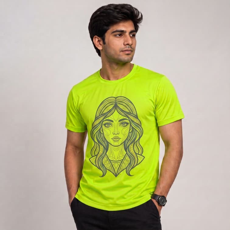 DotNet Men's 160 GSM Custom Graphic T-Shirt ( Size: S, M,L, XL, XXL ) image 3
