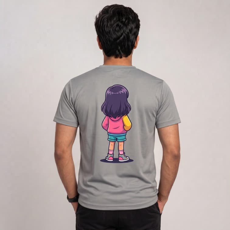DotNet Men's 160 GSM Custom Graphic T-Shirt ( Size: S, M,L, XL, XXL ) image 4