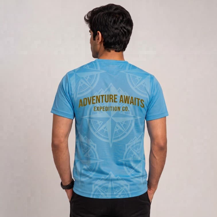 DotNet Men's 160 GSM Custom Graphic T-Shirt ( Size: S, M,L, XL, XXL ) image 5
