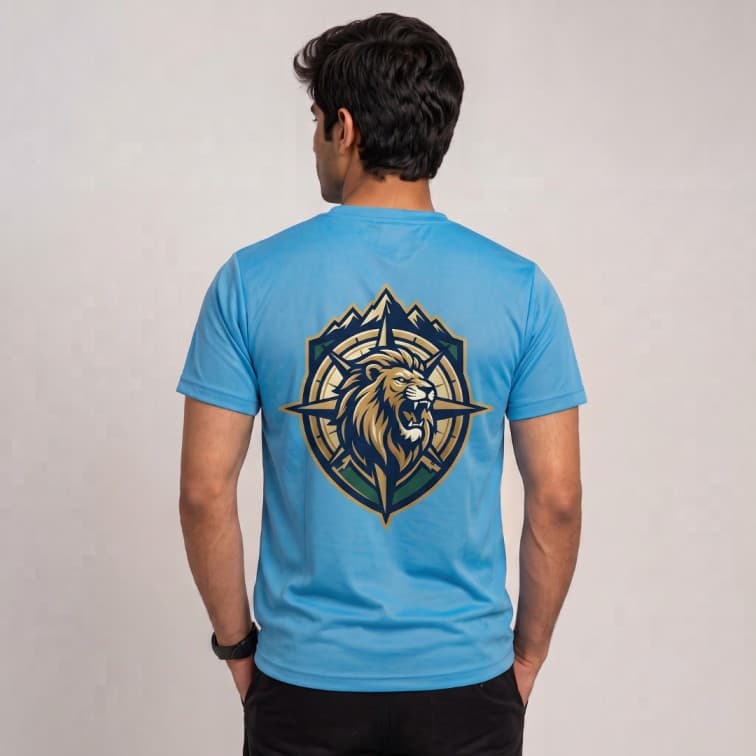 DotNet Men's 160 GSM Custom Graphic T-Shirt ( Size: S, M,L, XL, XXL ) image 3