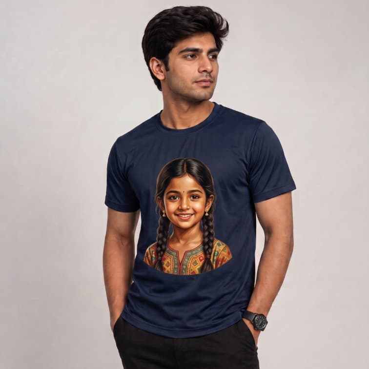 DotNet Men's 160 GSM Custom Graphic T-Shirt ( Size: S, M,L, XL, XXL ) image 3