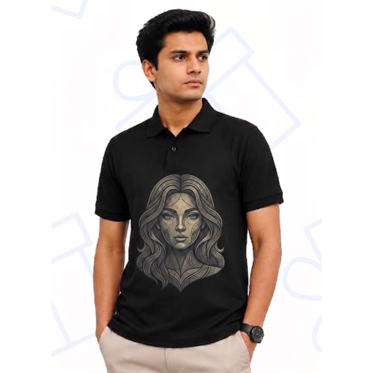 Dot Net Collar Men's 160 GSM Custom Graphic T-Shirt ( Size: S, M,L, XL, XXL )