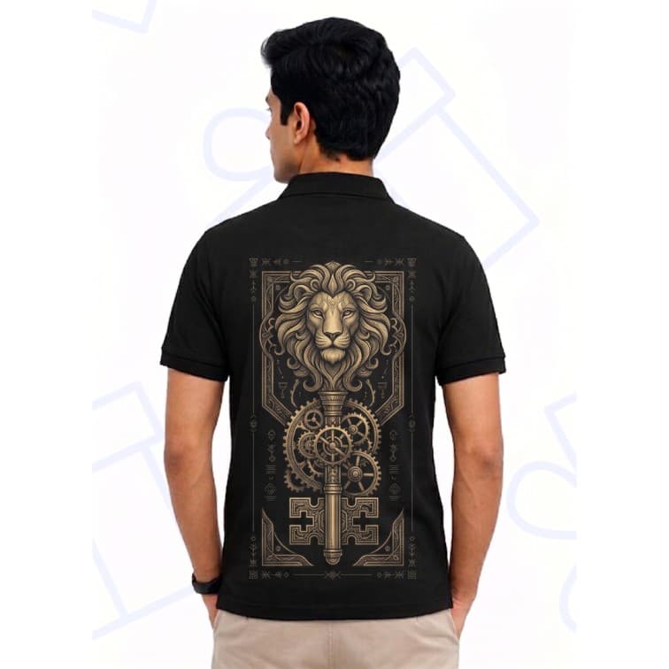 Dot Net Collar Men's 160 GSM Custom Graphic T-Shirt ( Size: S, M,L, XL, XXL ) image 3