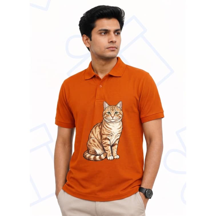 Dot Net Collar Men's 160 GSM Custom Graphic T-Shirt ( Size: S, M,L, XL, XXL )