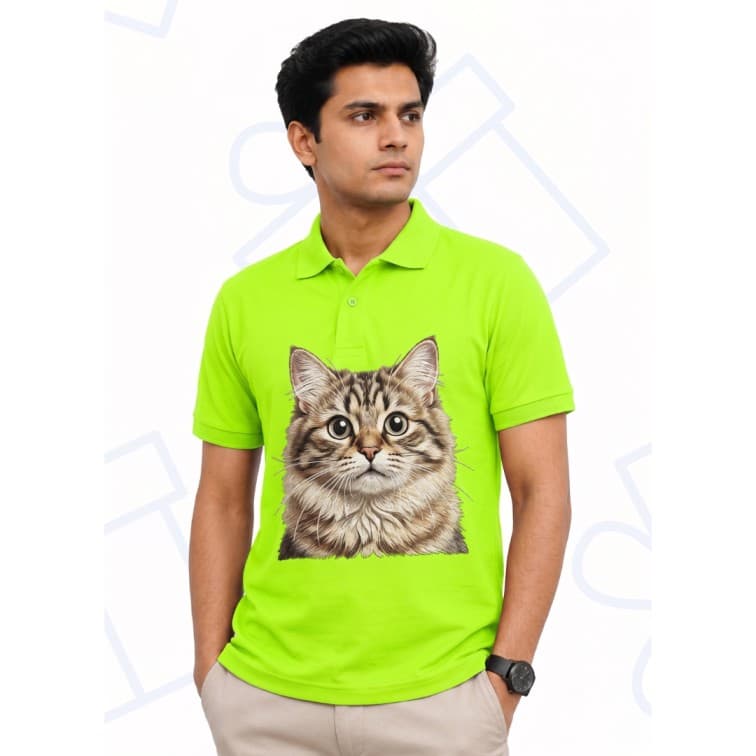 Dot Net Collar Men's 160 GSM Custom Graphic T-Shirt ( Size: S, M,L, XL, XXL ) image 2