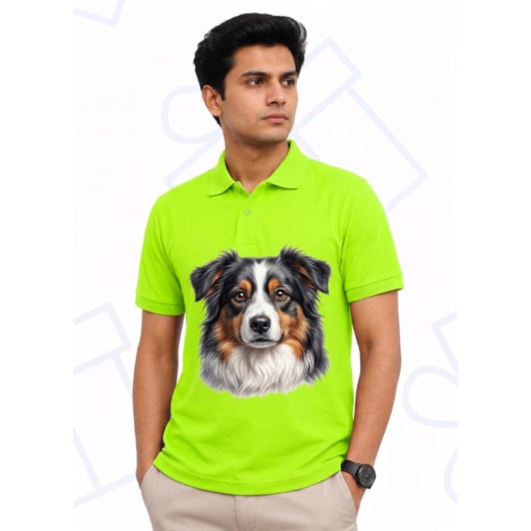 Dot Net Collar Men's 160 GSM Custom Graphic T-Shirt ( Size: S, M,L, XL, XXL ) image 3