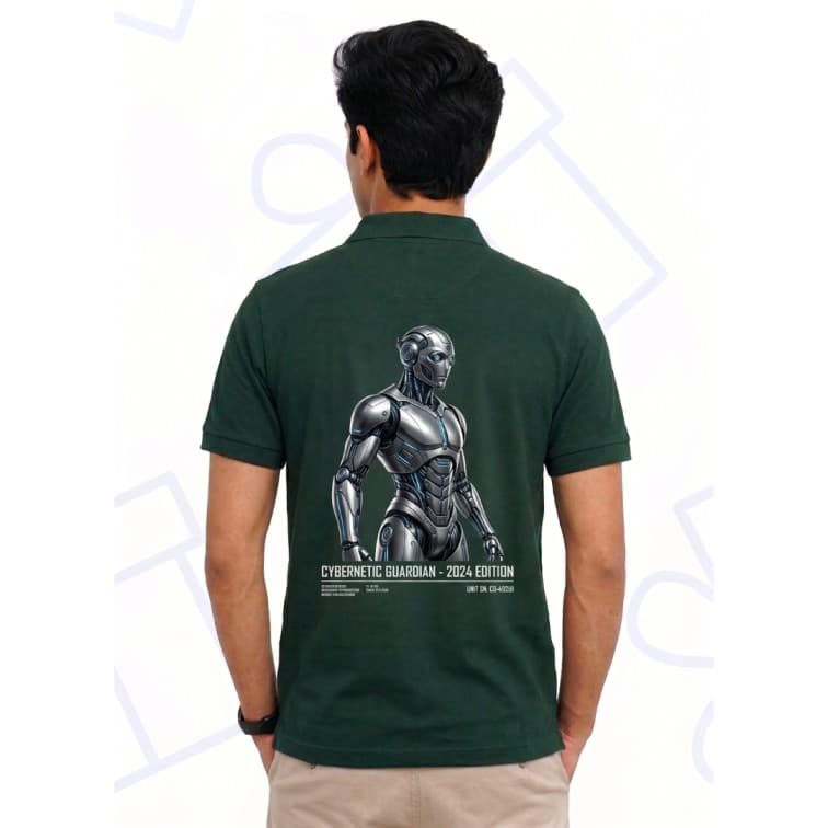 Dot Net Collar Men's 160 GSM Custom Graphic T-Shirt ( Size: S, M,L, XL, XXL ) image 5