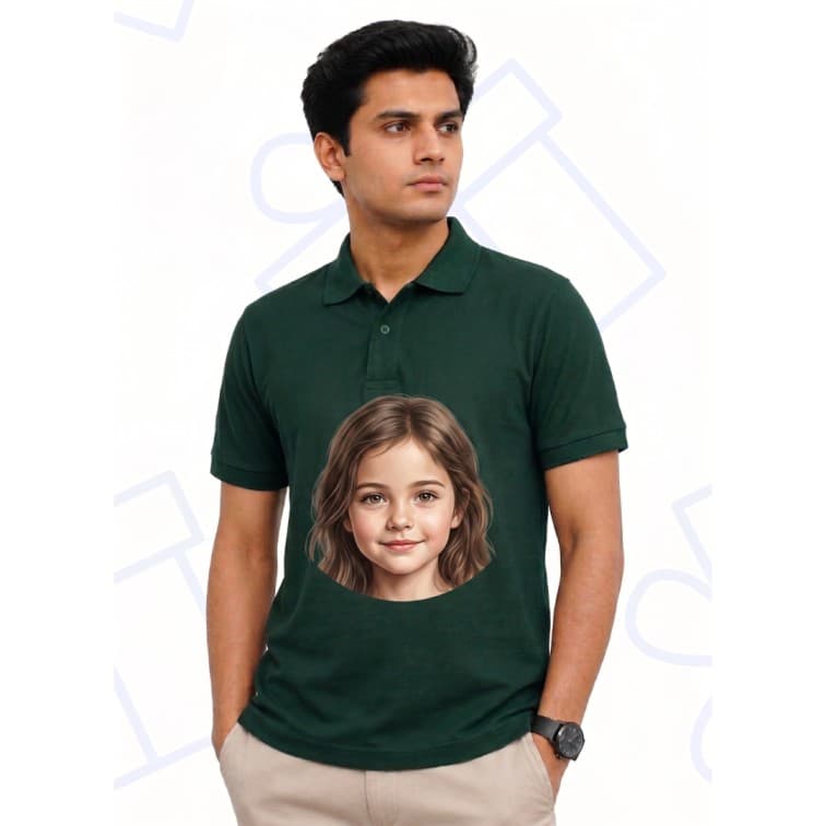 Dot Net Collar Men's 160 GSM Custom Graphic T-Shirt ( Size: S, M,L, XL, XXL ) image 2