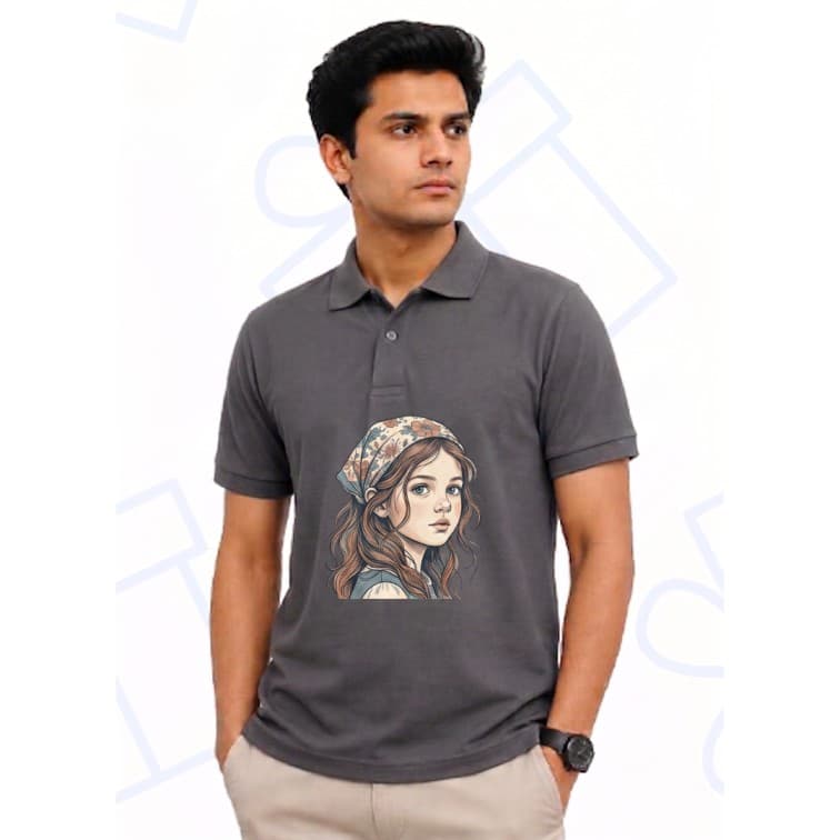 Dot Net Collar Men's 160 GSM Custom Graphic T-Shirt ( Size: S, M,L, XL, XXL )