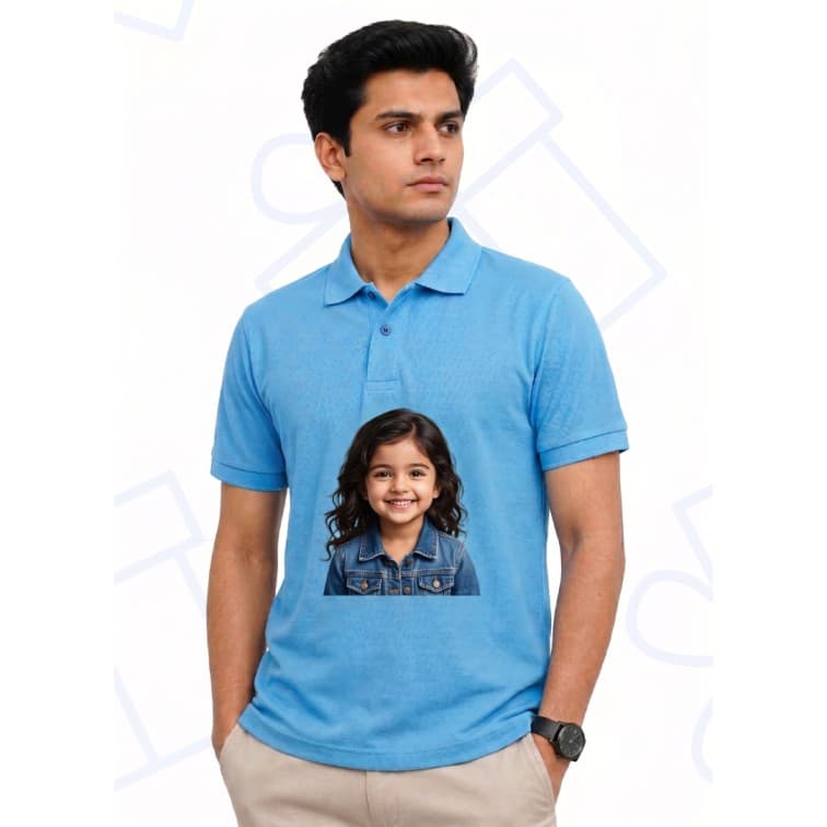 Dot Net Collar Men's 160 GSM Custom Graphic T-Shirt ( Size: S, M,L, XL, XXL )