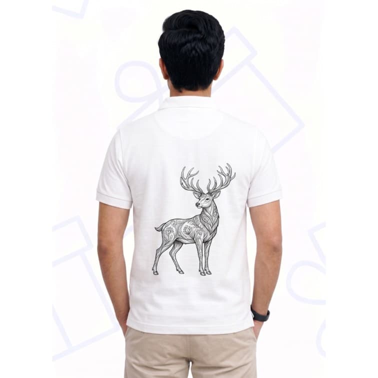 Dot Net Collar Men's 160 GSM Custom Graphic T-Shirt ( Size: S, M,L, XL, XXL ) image 5