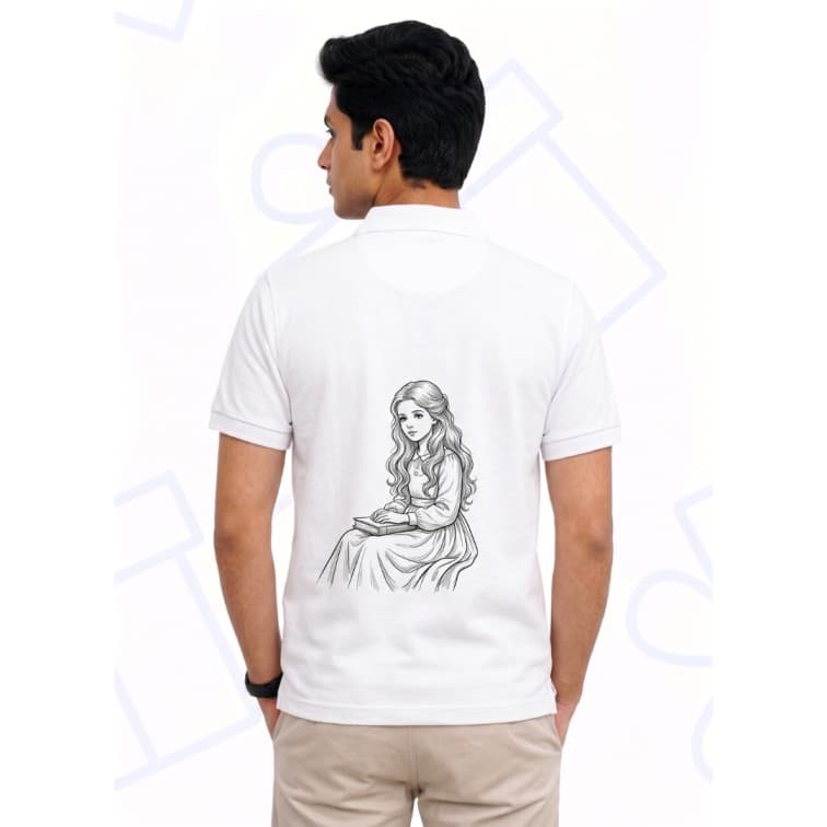 Dot Net Collar Men's 160 GSM Custom Graphic T-Shirt ( Size: S, M,L, XL, XXL ) image 3