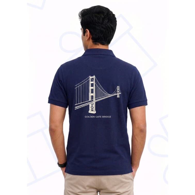 Dot Net Collar Men's 160 GSM Custom Graphic T-Shirt ( Size: S, M,L, XL, XXL ) image 3