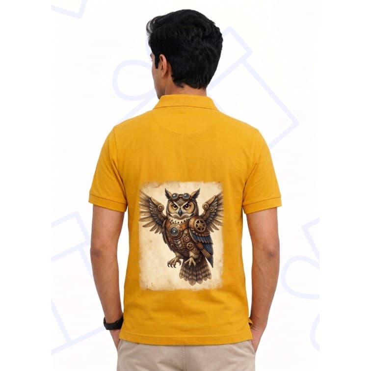 Dot Net Collar Men's 160 GSM Custom Graphic T-Shirt ( Size: S, M,L, XL, XXL ) image 5