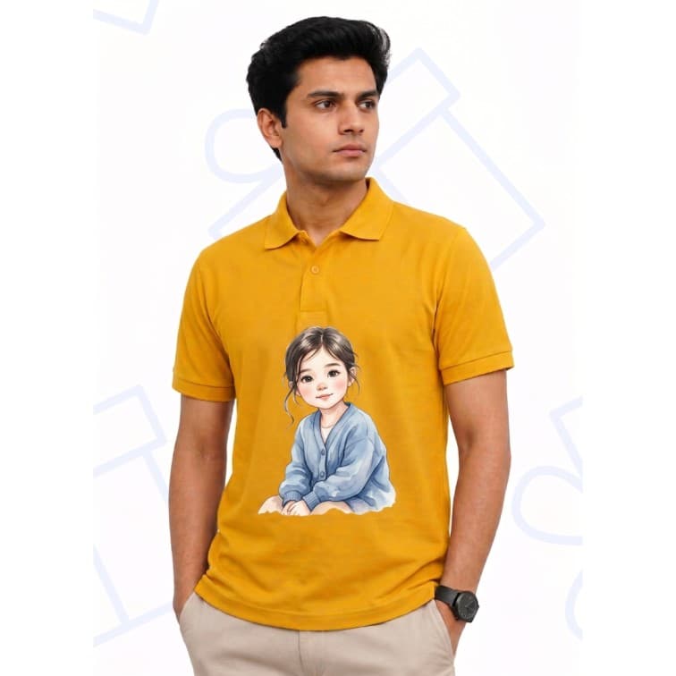 Dot Net Collar Men's 160 GSM Custom Graphic T-Shirt ( Size: S, M,L, XL, XXL )
