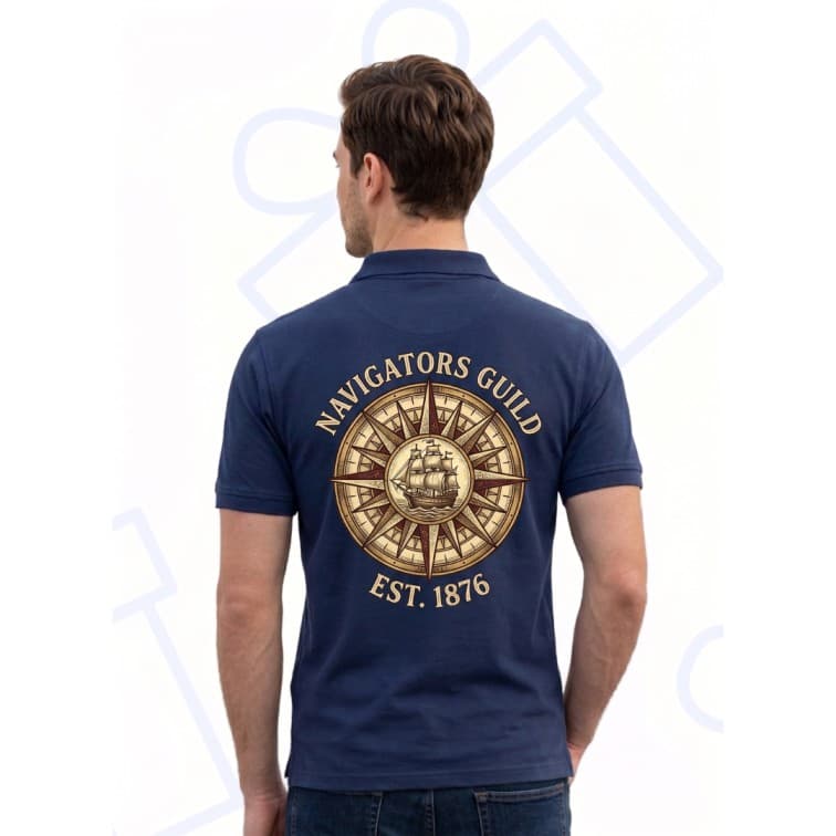 Collar Matty Men's 210 GSM Custom Graphic T-Shirt ( Size: S, M,L, XL, XXL ) image 3