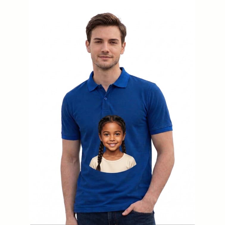 Collar Matty Men's 210 GSM Custom Graphic T-Shirt ( Size: S, M,L, XL, XXL ) image 3