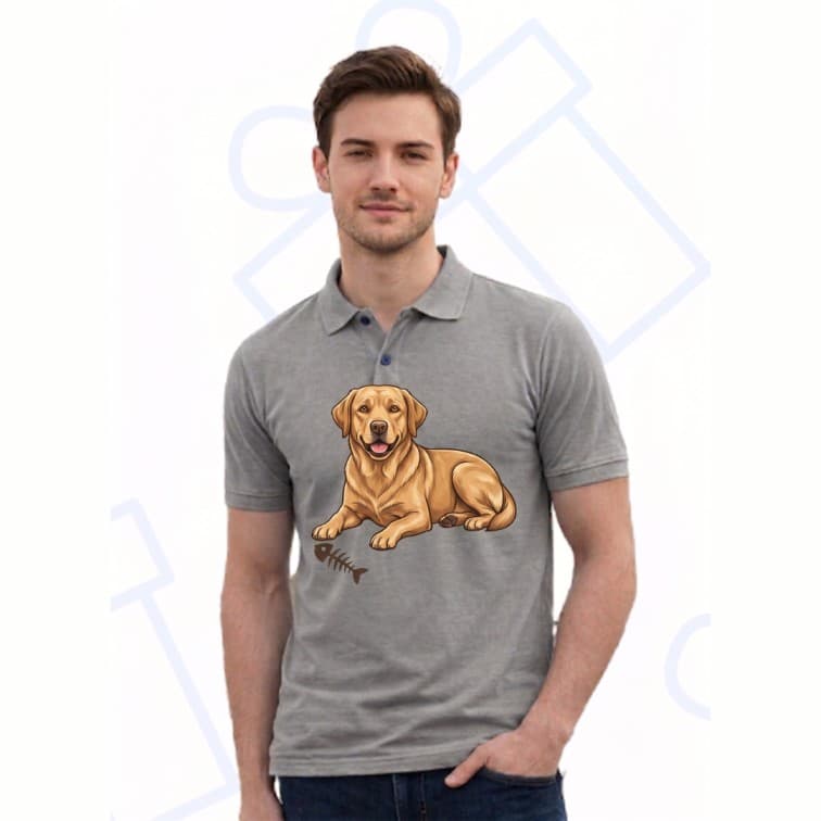 Collar Matty Men's 210 GSM Custom Graphic T-Shirt ( Size: S, M,L, XL, XXL ) image 2