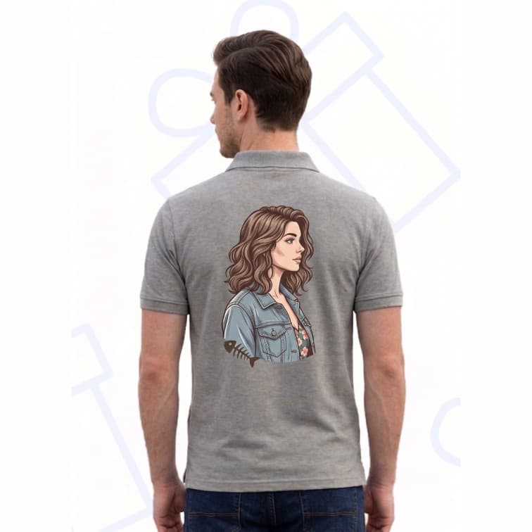 Collar Matty Men's 210 GSM Custom Graphic T-Shirt ( Size: S, M,L, XL, XXL ) image 5