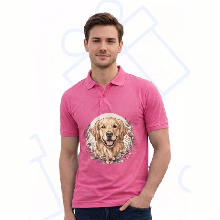 Collar Matty Men's 210 GSM Custom Graphic T-Shirt ( Size: S, M,L, XL, XXL ) image 5