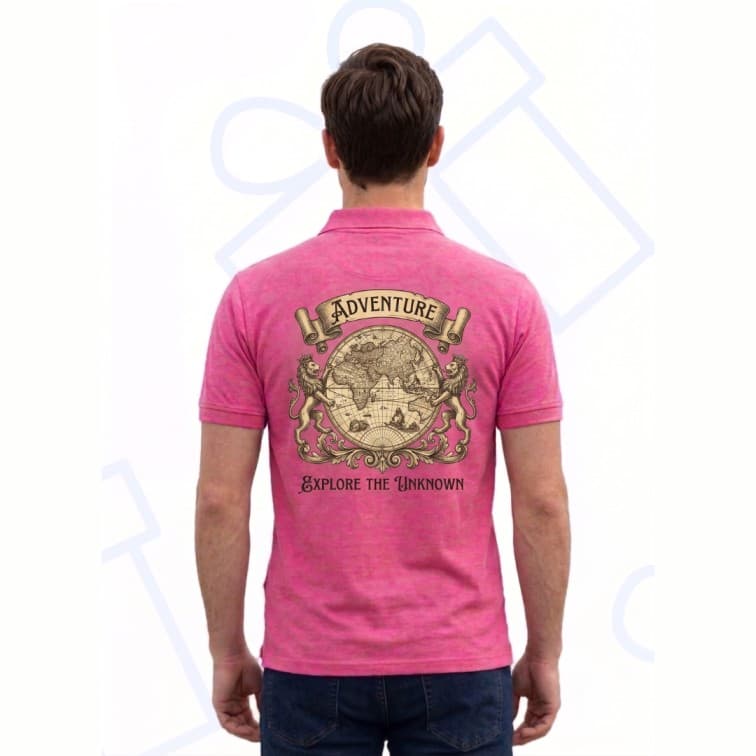 Collar Matty Men's 210 GSM Custom Graphic T-Shirt ( Size: S, M,L, XL, XXL ) image 3