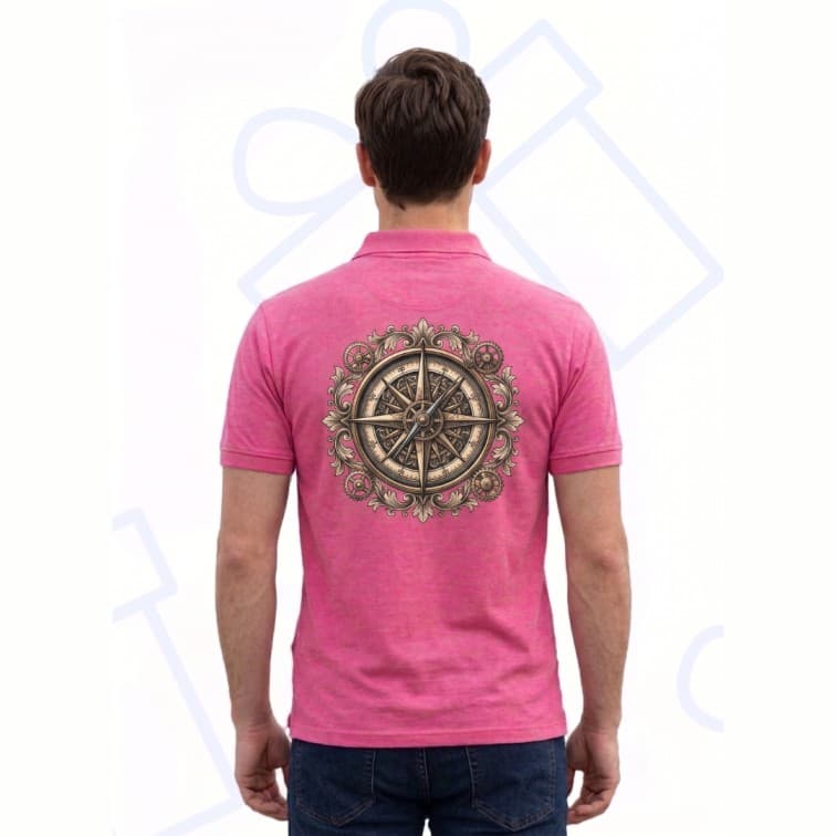 Collar Matty Men's 210 GSM Custom Graphic T-Shirt ( Size: S, M,L, XL, XXL ) image 4