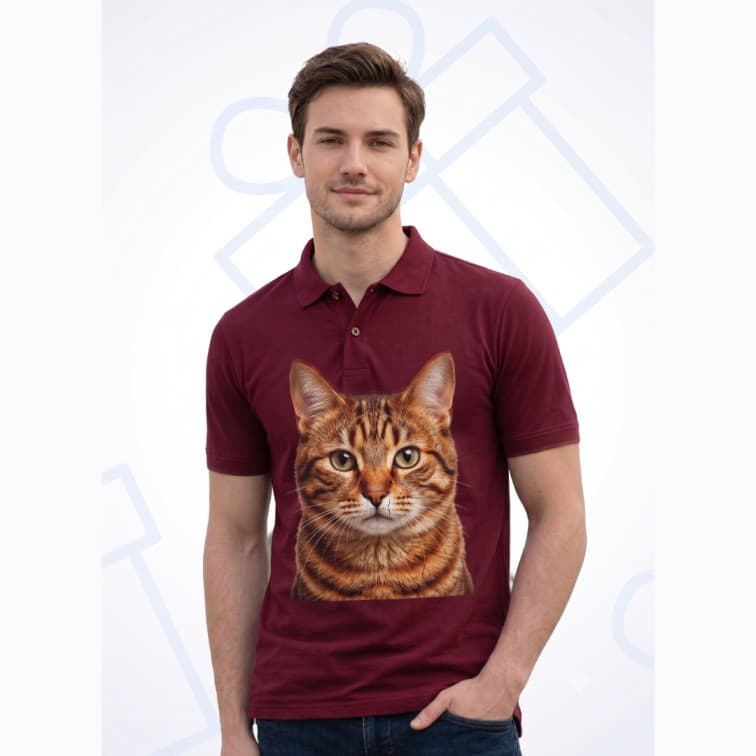 Collar Matty Men's 210 GSM Custom Graphic T-Shirt ( Size: S, M,L, XL, XXL ) image 2