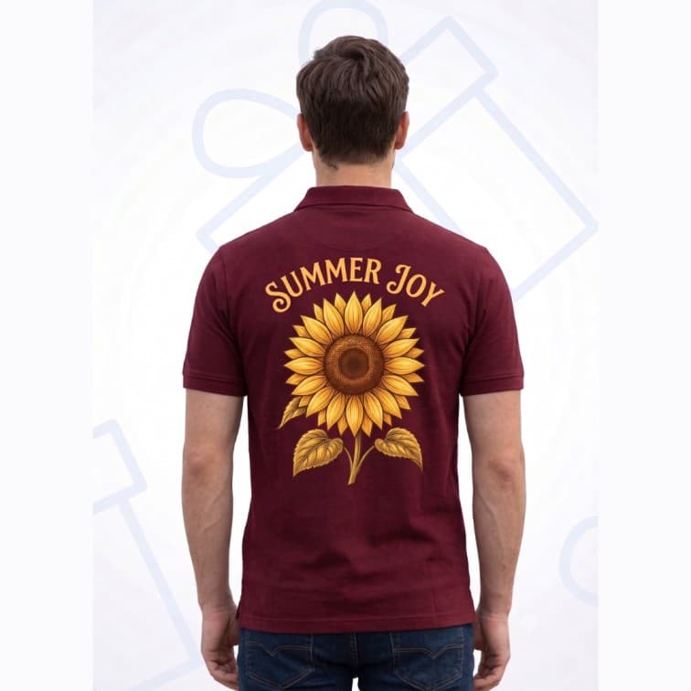 Collar Matty Men's 210 GSM Custom Graphic T-Shirt ( Size: S, M,L, XL, XXL ) image 3
