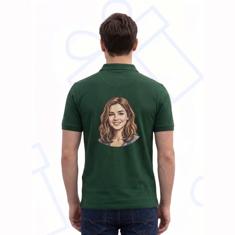 Collar Matty Men's 210 GSM Custom Graphic T-Shirt ( Size: S, M,L, XL, XXL ) image 3