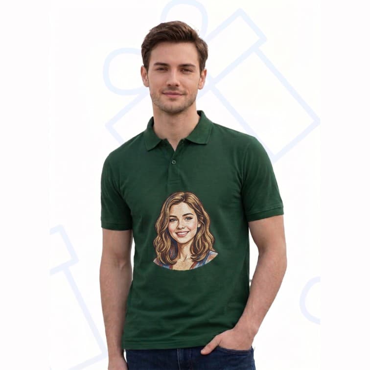 Collar Matty Men's 210 GSM Custom Graphic T-Shirt ( Size: S, M,L, XL, XXL )