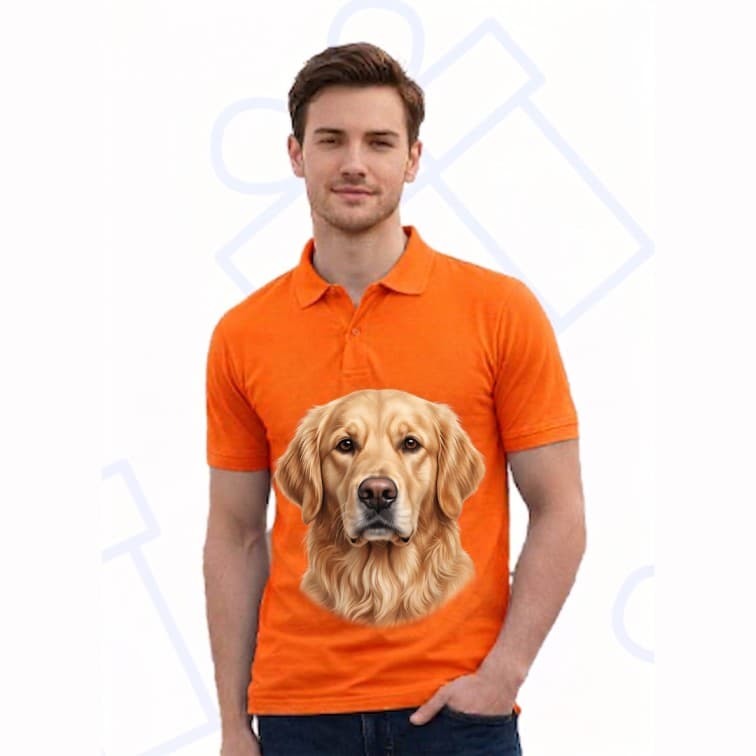 Collar Matty Men's 210 GSM Custom Graphic T-Shirt ( Size: S, M,L, XL, XXL ) image 4