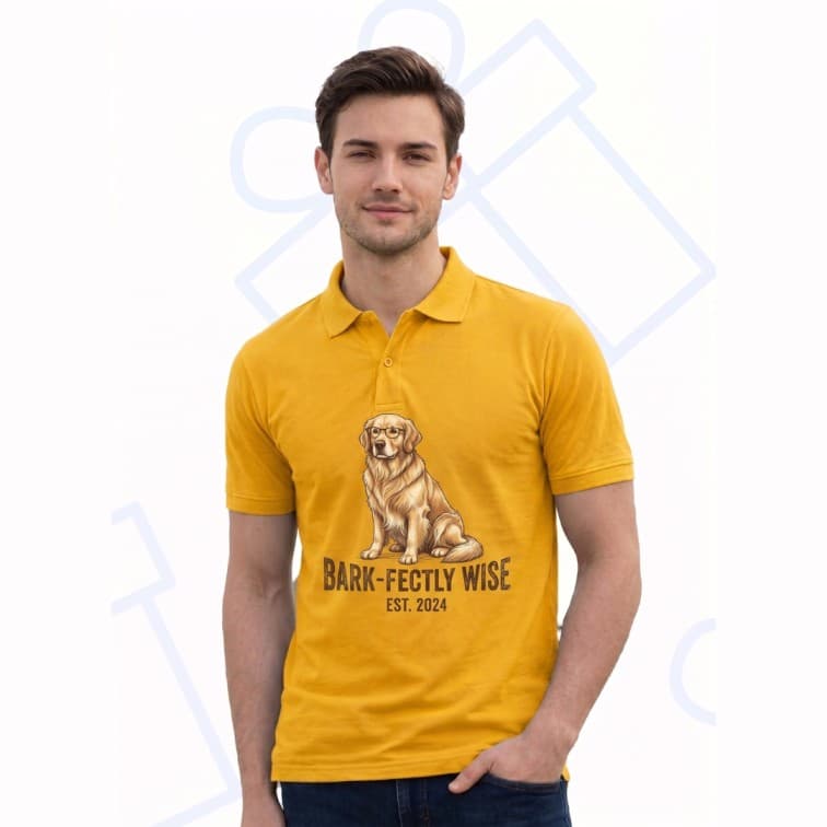 Collar Matty Men's 210 GSM Custom Graphic T-Shirt ( Size: S, M,L, XL, XXL ) image 4