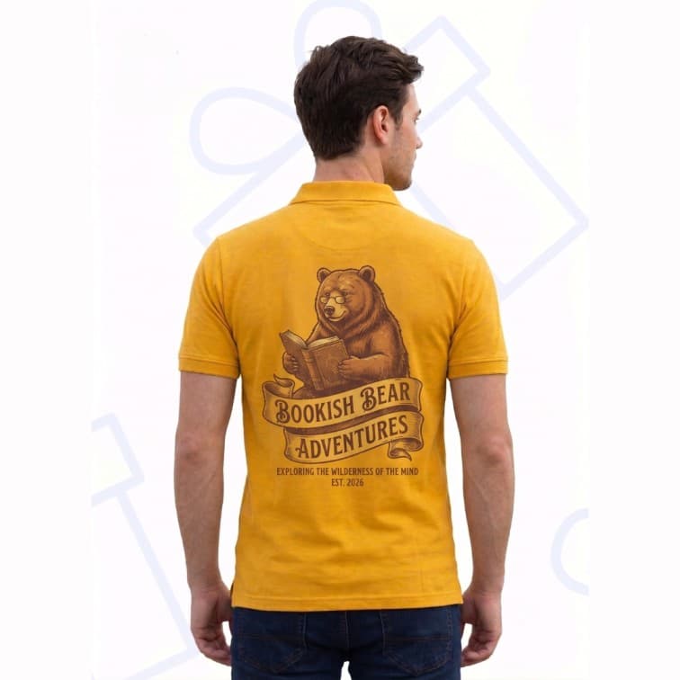 Collar Matty Men's 210 GSM Custom Graphic T-Shirt ( Size: S, M,L, XL, XXL ) image 5
