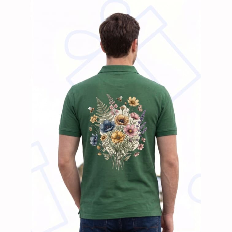 Collar Matty Men's 210 GSM Custom Graphic T-Shirt ( Size: S, M,L, XL, XXL ) image 2
