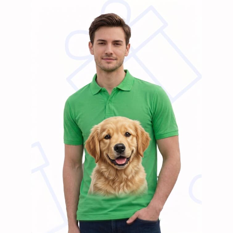 Collar Matty Men's 210 GSM Custom Graphic T-Shirt ( Size: S, M,L, XL, XXL ) image 5