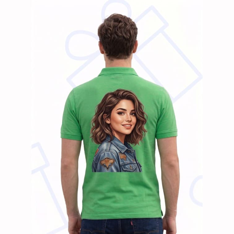 Collar Matty Men's 210 GSM Custom Graphic T-Shirt ( Size: S, M,L, XL, XXL ) image 4