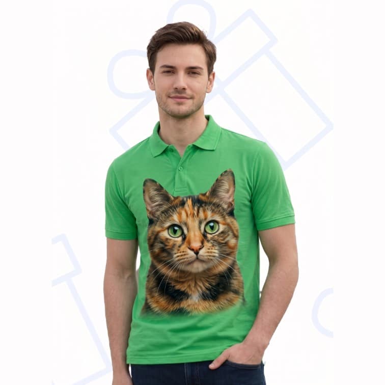 Collar Matty Men's 210 GSM Custom Graphic T-Shirt ( Size: S, M,L, XL, XXL ) image 3