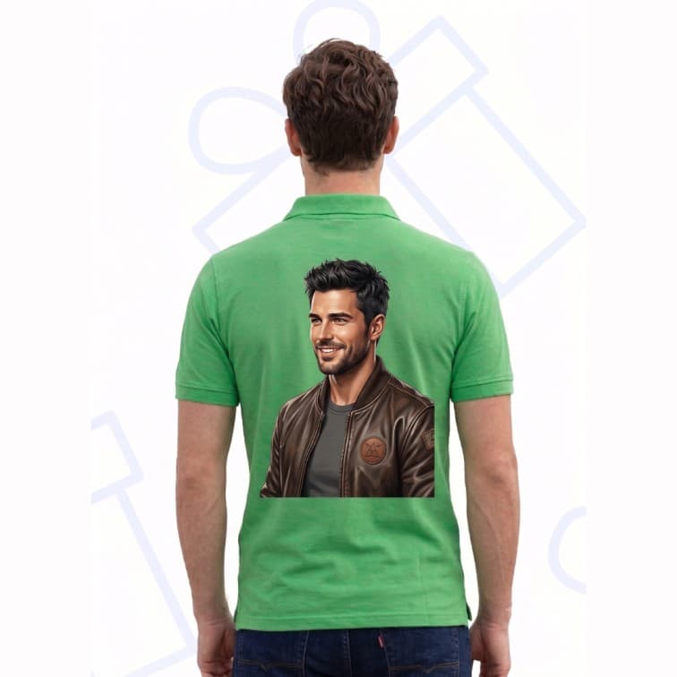 Collar Matty Men's 210 GSM Custom Graphic T-Shirt ( Size: S, M,L, XL, XXL ) image 2
