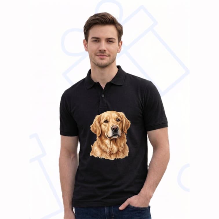 Collar Matty Men's 210 GSM Custom Graphic T-Shirt ( Size: S, M,L, XL, XXL ) image 3